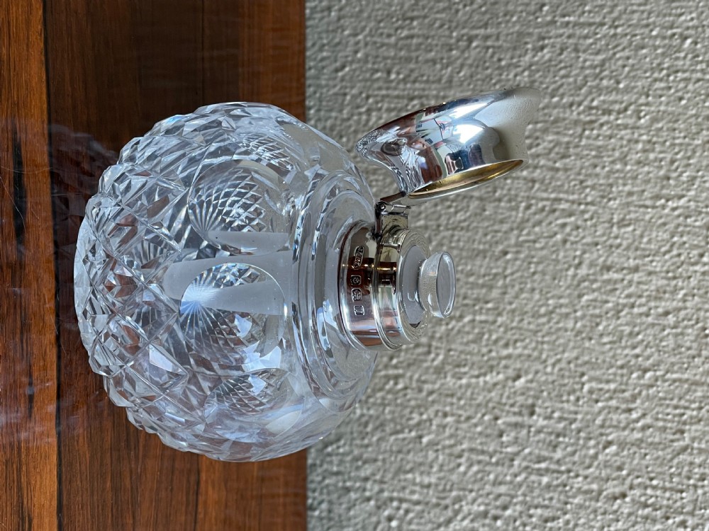 George V Silver Scent Bottle with Rare Dabber, by John Grinsell View V