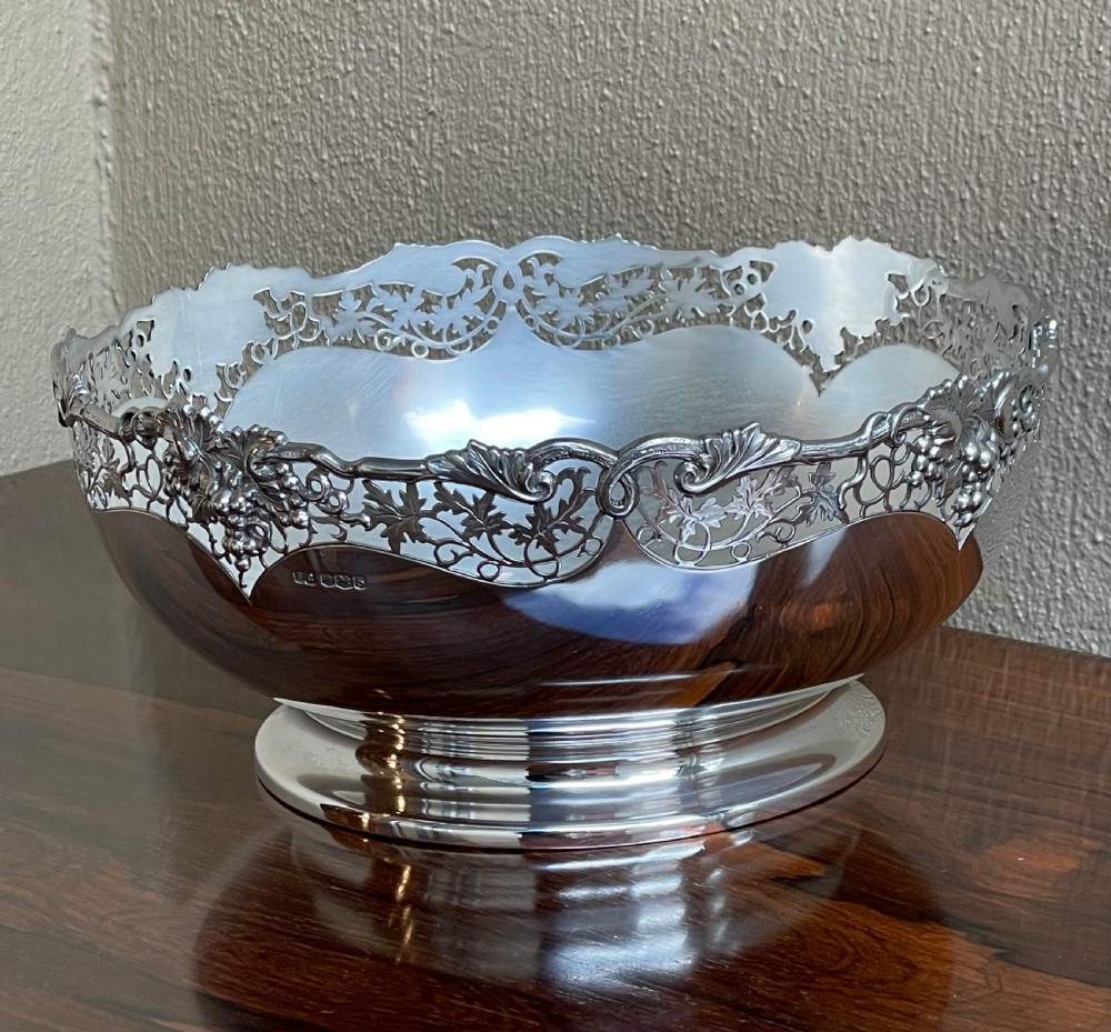 Elizabeth II Solid Silver Fruit Bowl