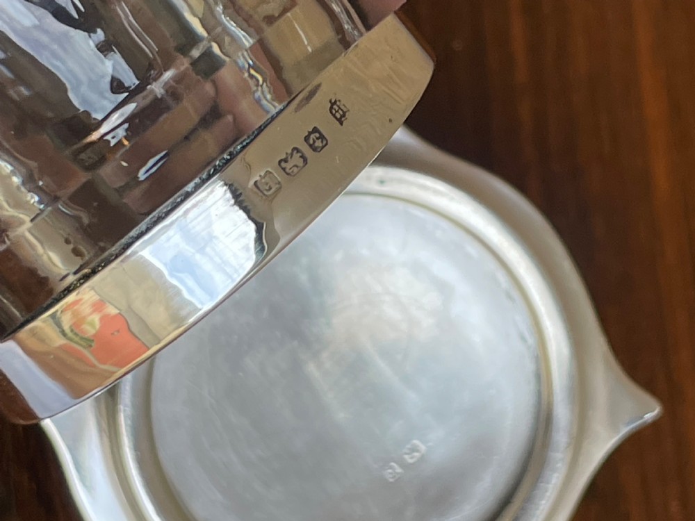 George V Silver Topped Inkwell View IV