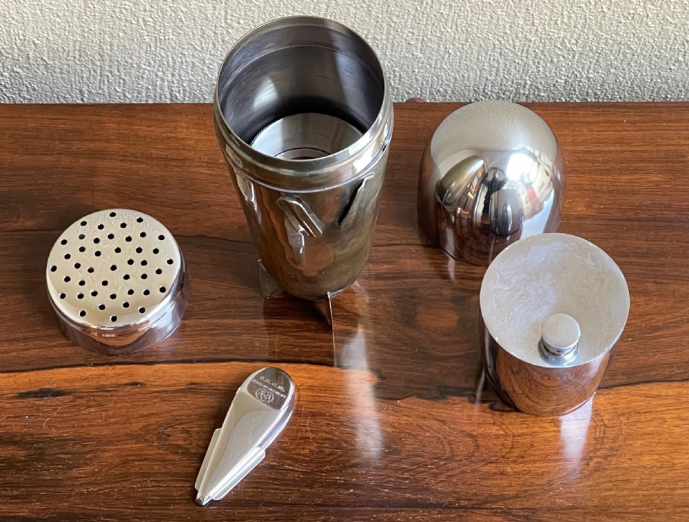 Art Deco Silver Cocktail Shaker Set View III