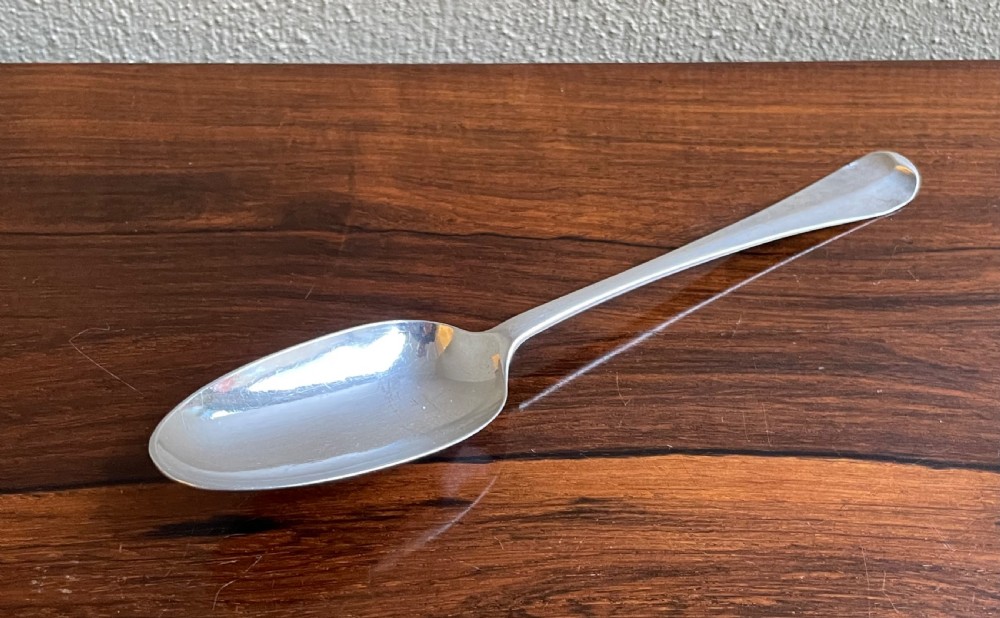 George II solid silver table spoon, 1741