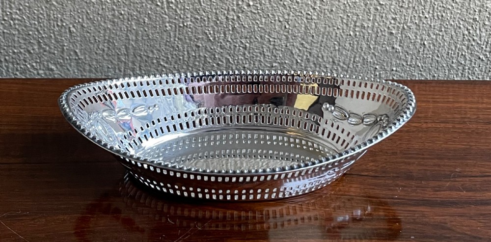 Late Victorian Silver Bon Bon Dish, 1900