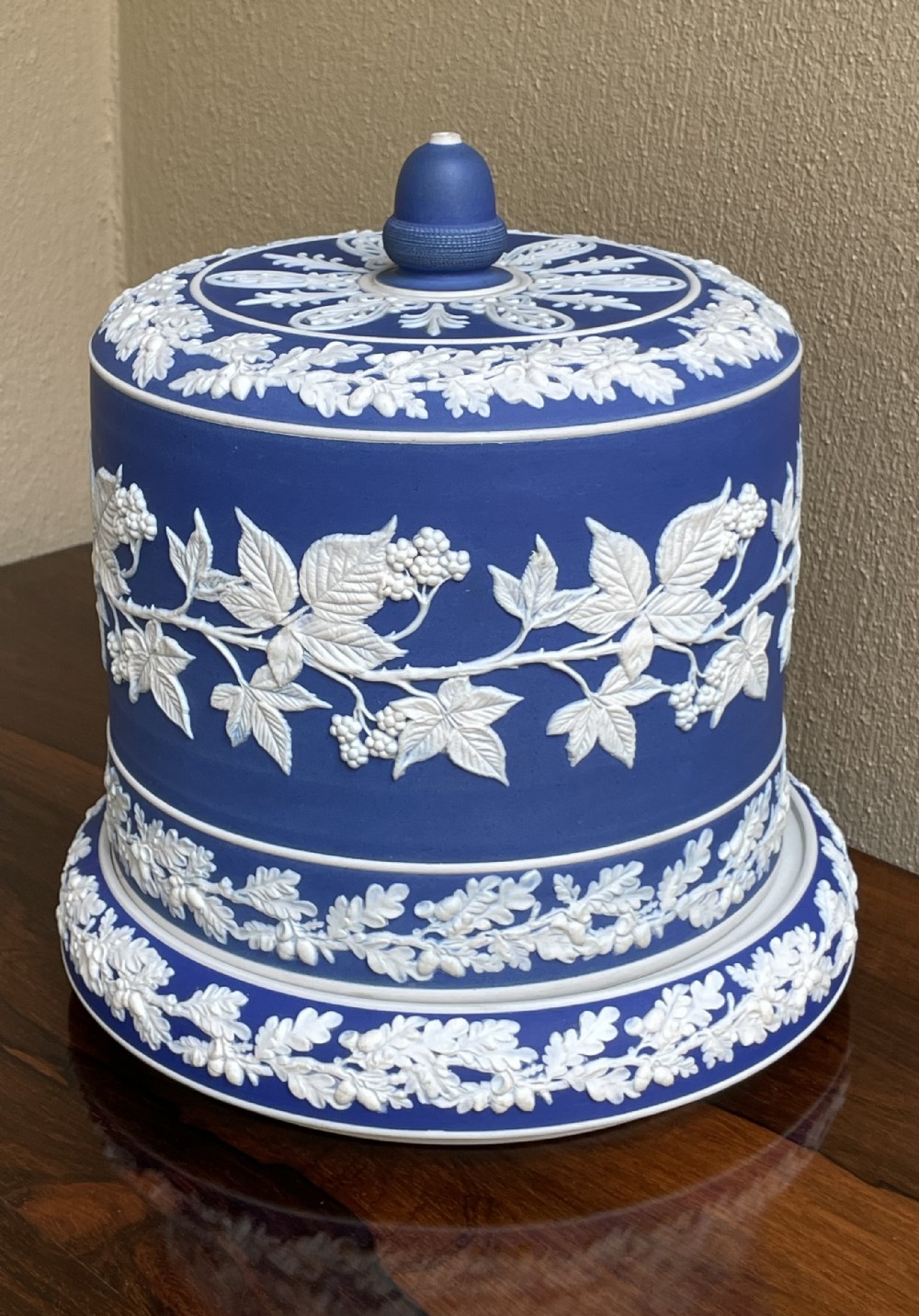 Late Victorian Jasperware Cheese Dome