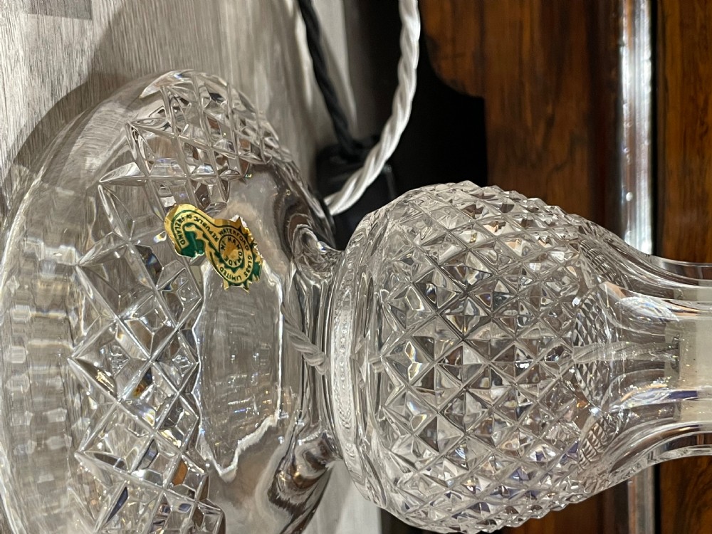 Crystal Mushroom Table Lamp by Waterford  View II