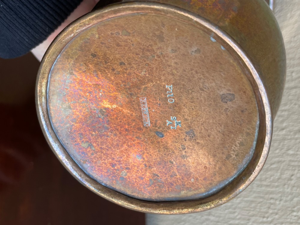 Keswick School of Industrial Art Copper Vase View III