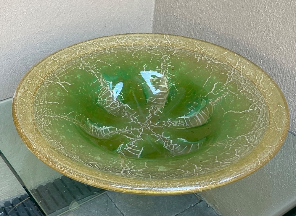 Large WMF IKORA Art Glass Bowl View III