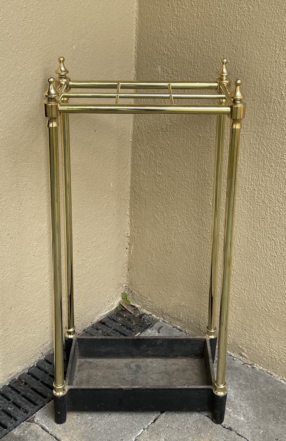 Early 20th Century Brass Stick Umbrella Stand 