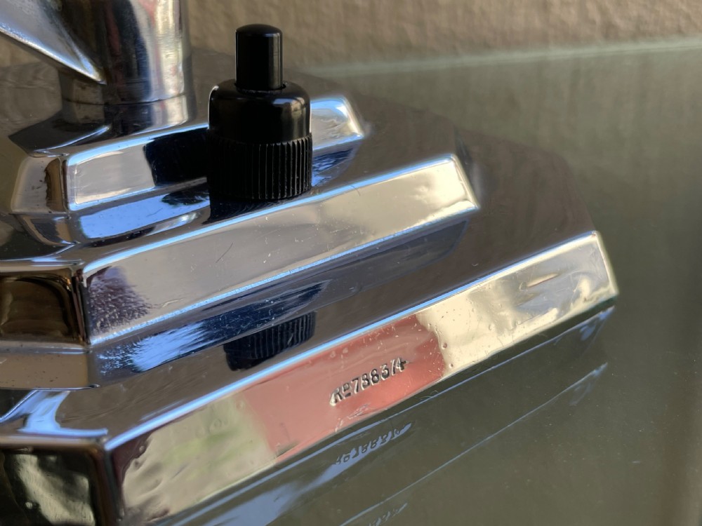 Large Art Deco Chrome Lady Lamp View III