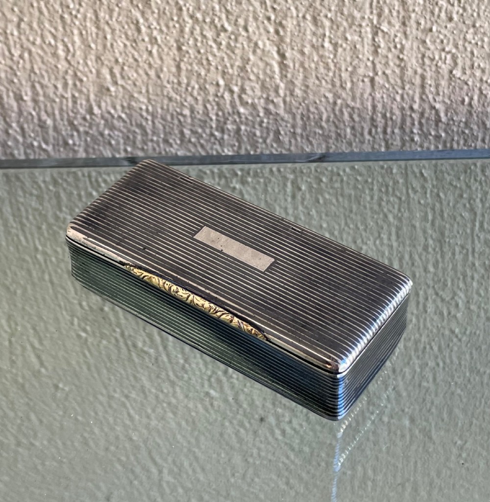 19th Century Niello Snuff Box
