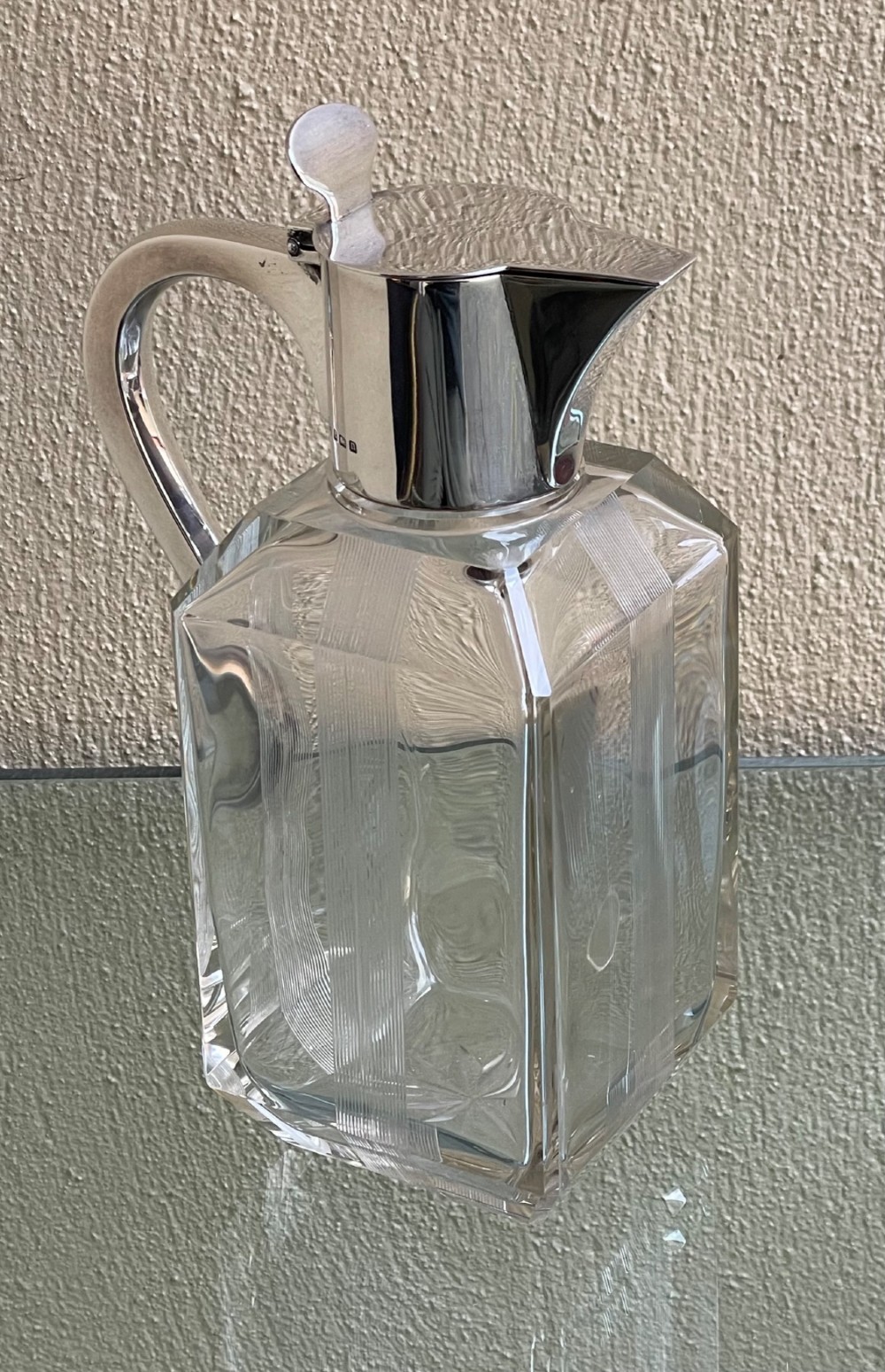 Fabulous Art Deco Silver Claret Jug