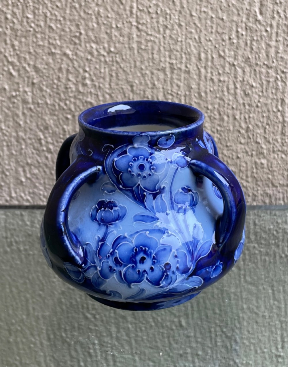 James Macintyre Florian Ware Four Handled Vase Tyg View III