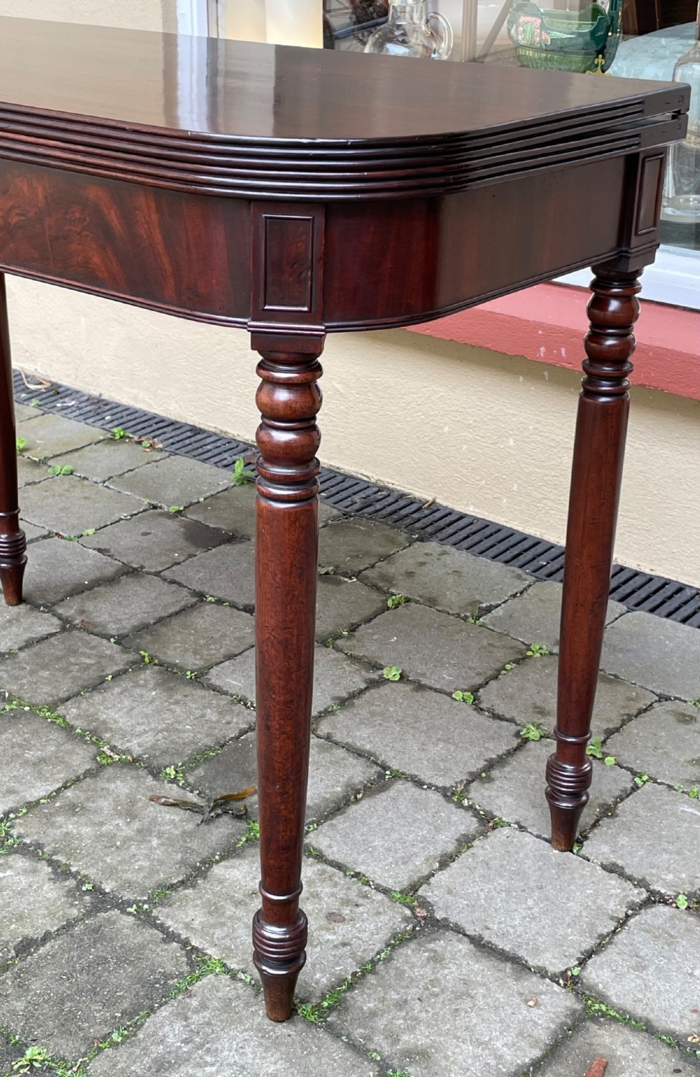 Late Regency Mahogany Tea Table View III
