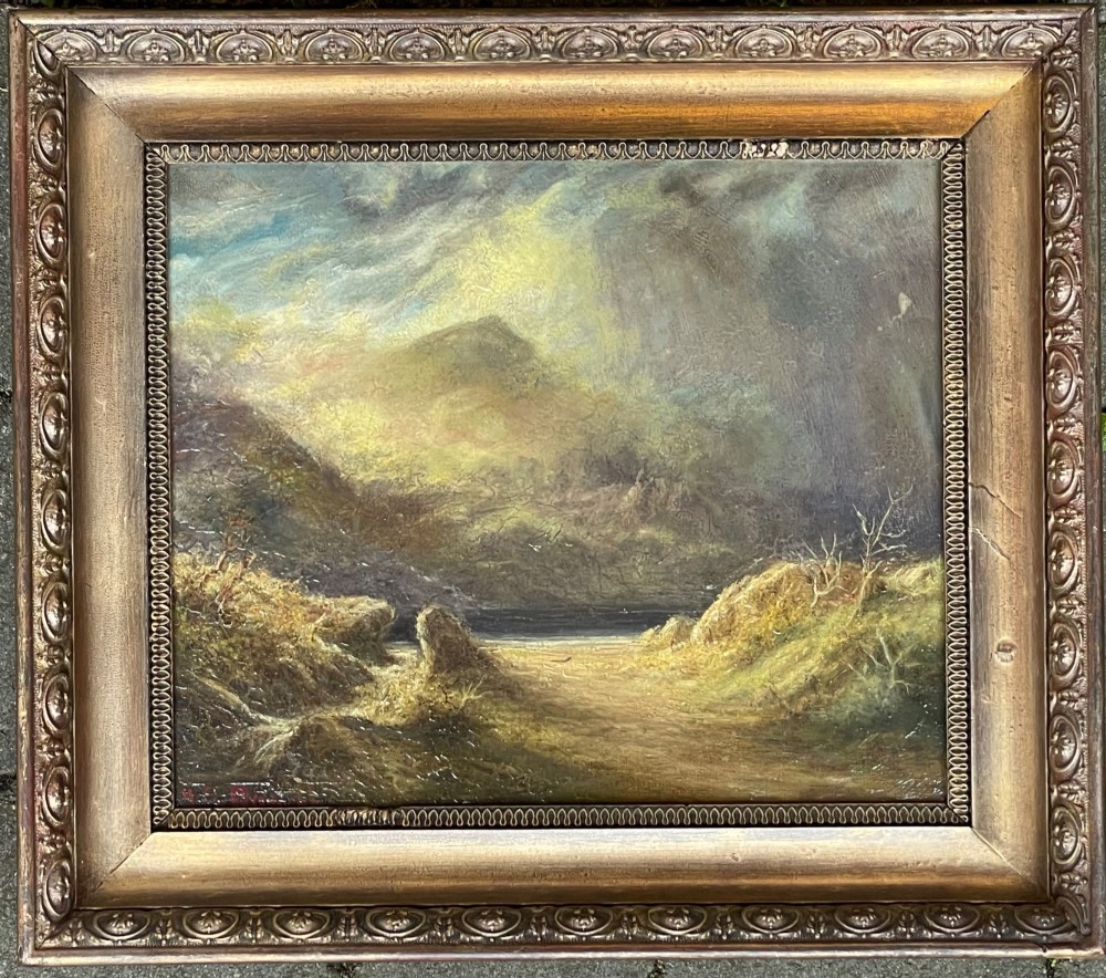 Scottish Landscape Oil Painting by J A Daniel