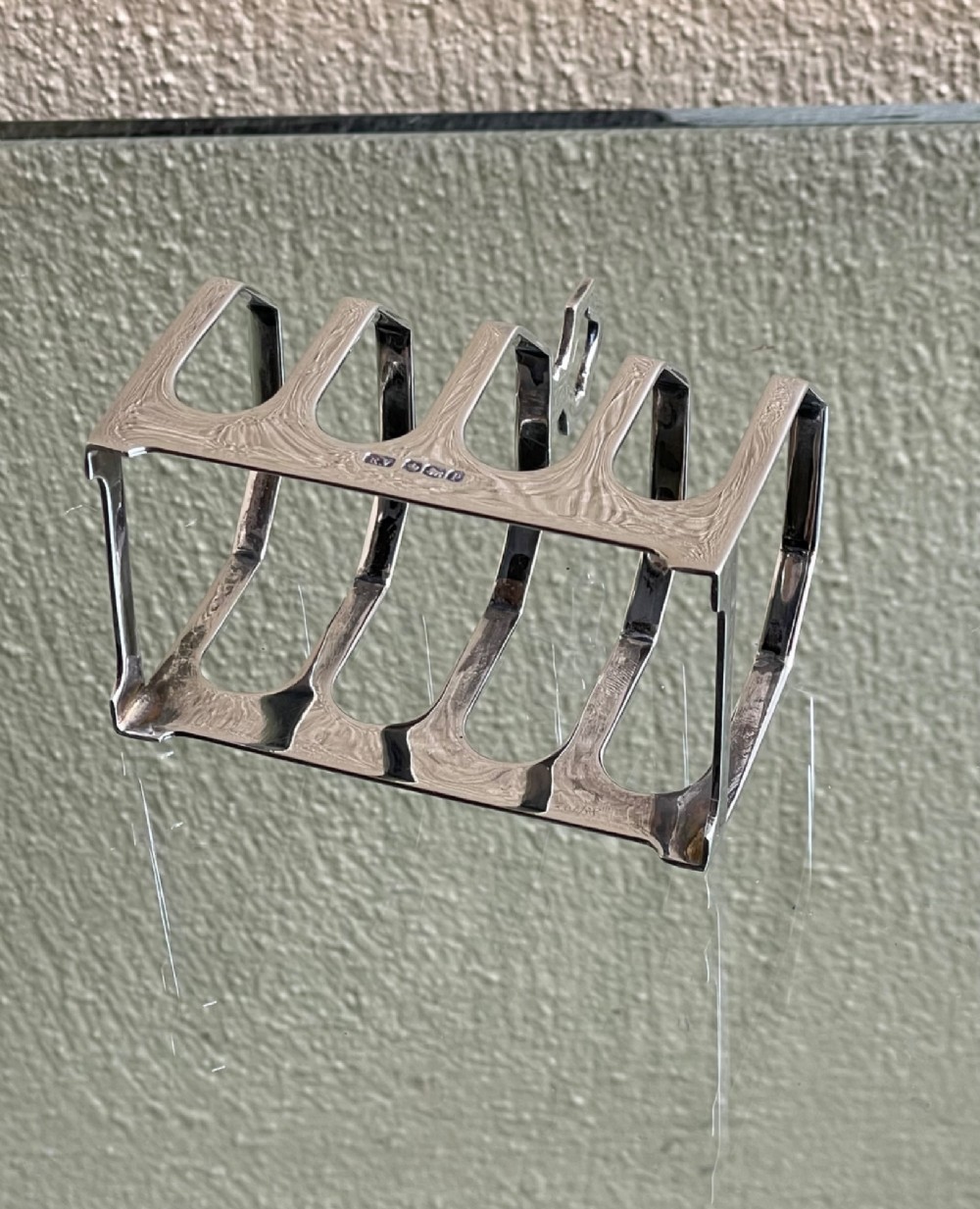 Art Deco Silver Toast Rack, 1932 View IV