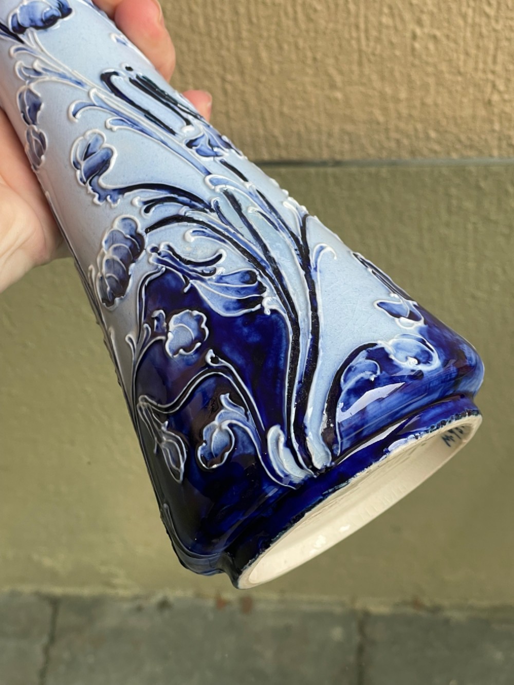 Large William Moorcroft Florian Ware Vase View VI