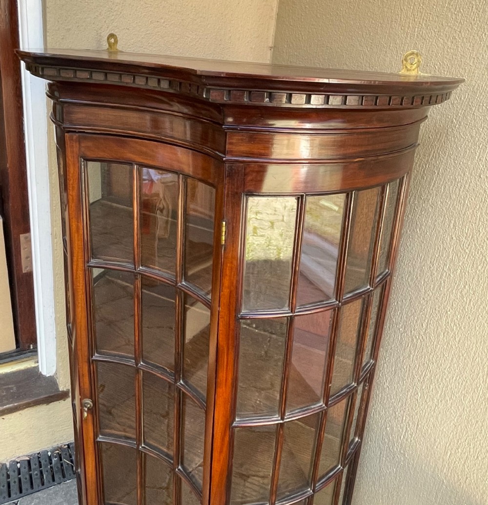 Quality Edwardian Mahogany Wall Cabinet View VII