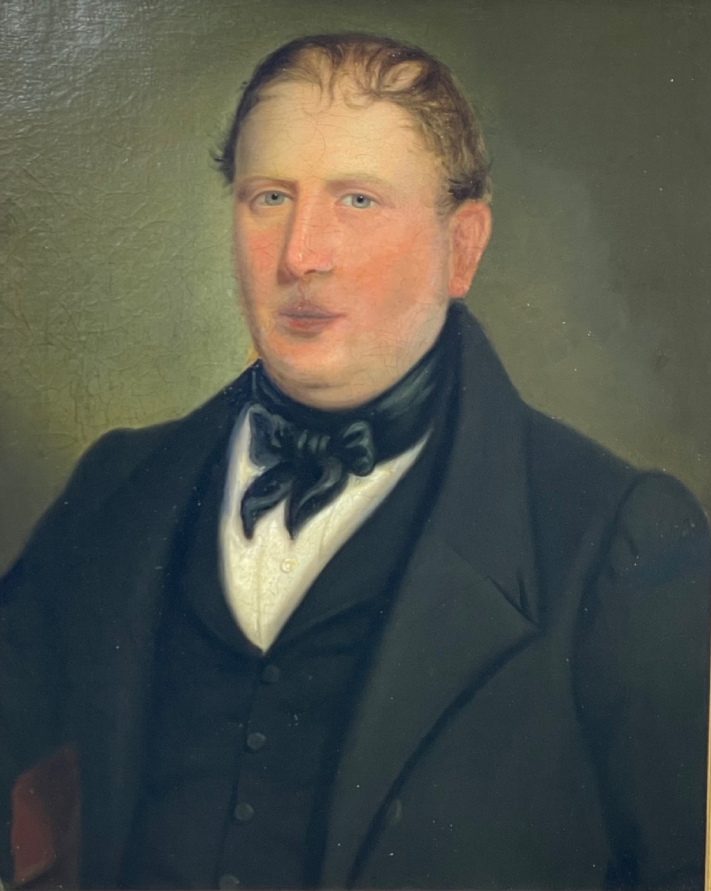 19th Century British Portrait Oil Painting View II