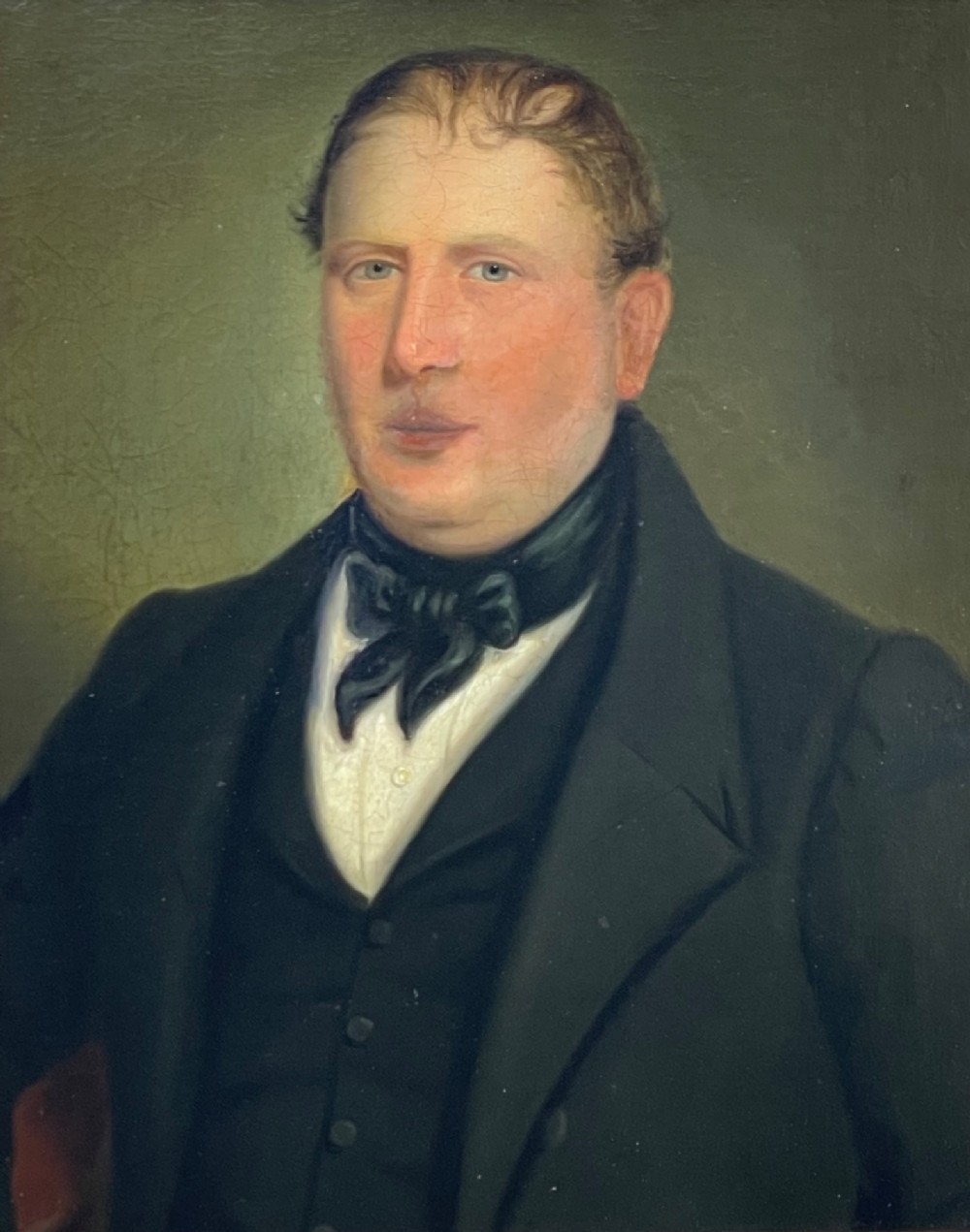 19th Century British Portrait Oil Painting View III