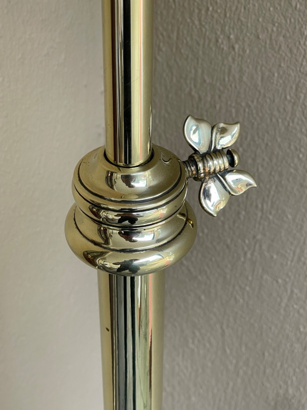 Art Nouveau Brass Standard Lamp View III