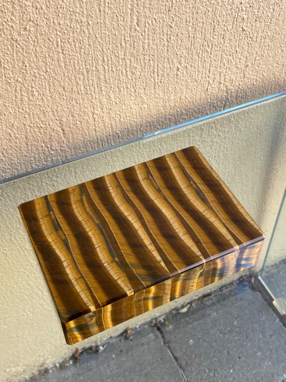 Rare Tigers Eye Cigarette Box View II