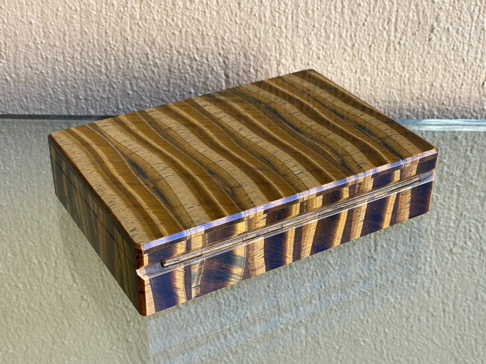 Rare Tigers Eye Cigarette Box View IV