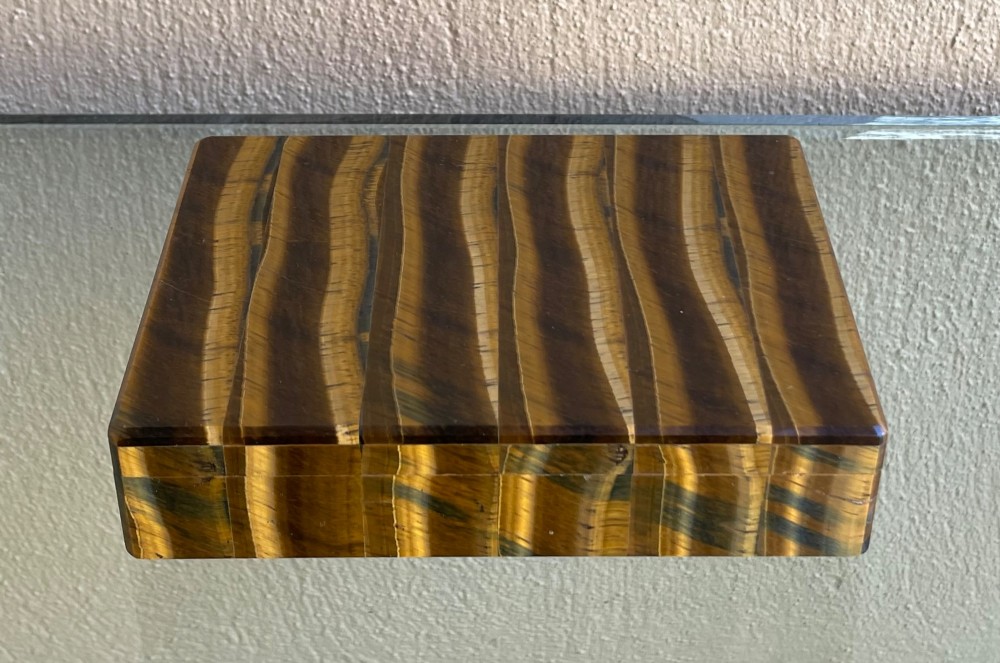 Rare Tigers Eye Cigarette Box View V