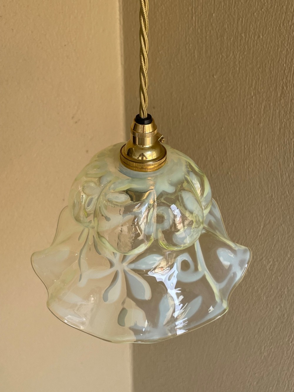 John Walsh Vaseline pendant light View III