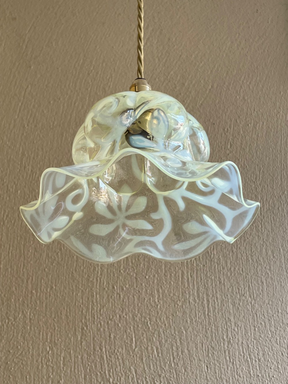 John Walsh Vaseline pendant light View IV
