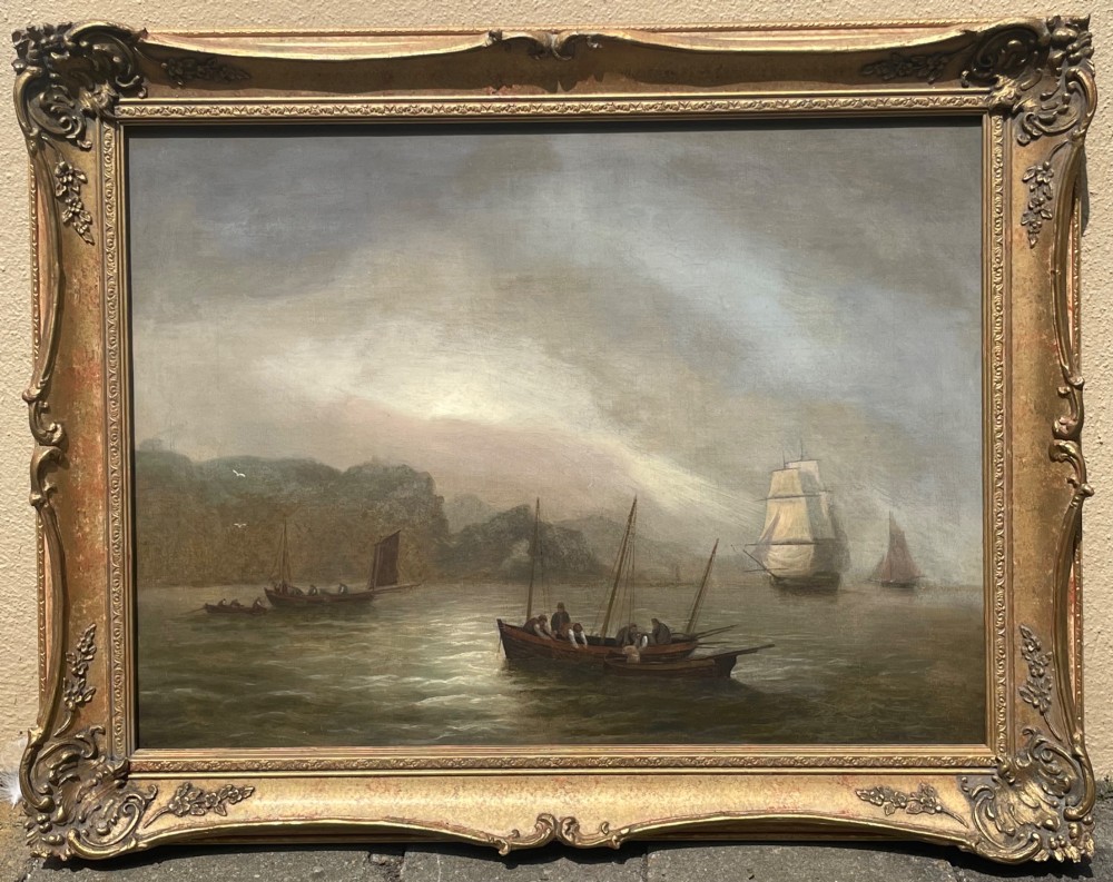 Marine Oil Painting by Thomas Luny