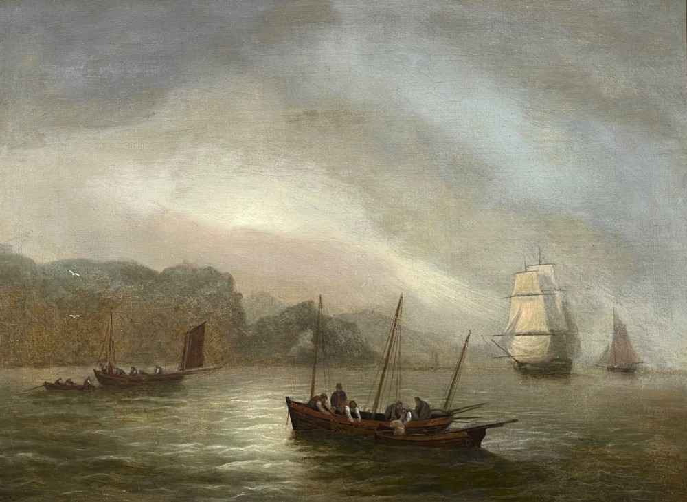 Marine Oil Painting by Thomas Luny View II