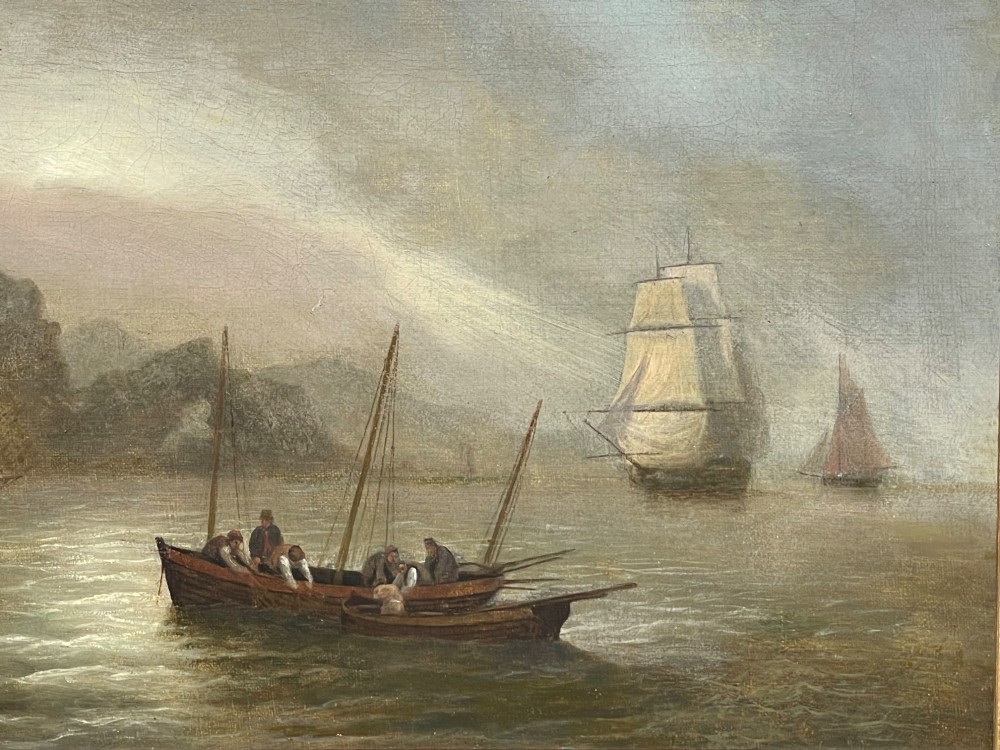 Marine Oil Painting by Thomas Luny View III