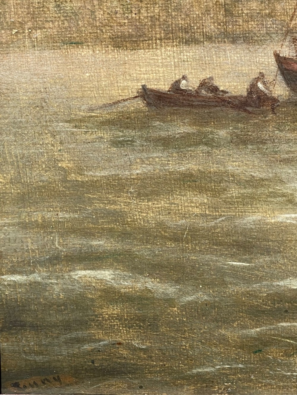Marine Oil Painting by Thomas Luny View IV