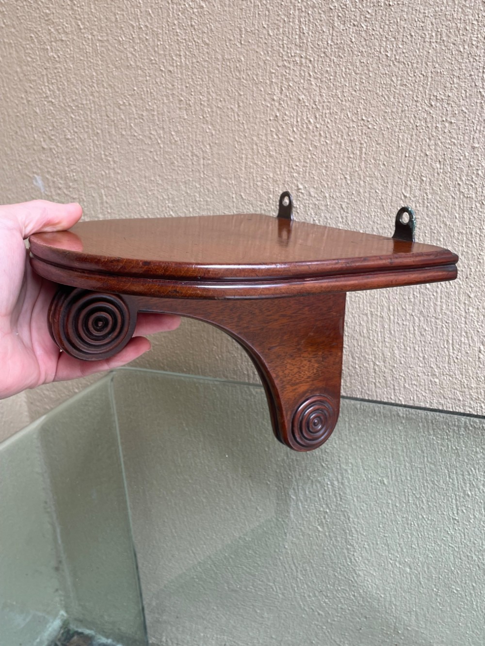 Regency Mahogany Wall Bracket Shelf