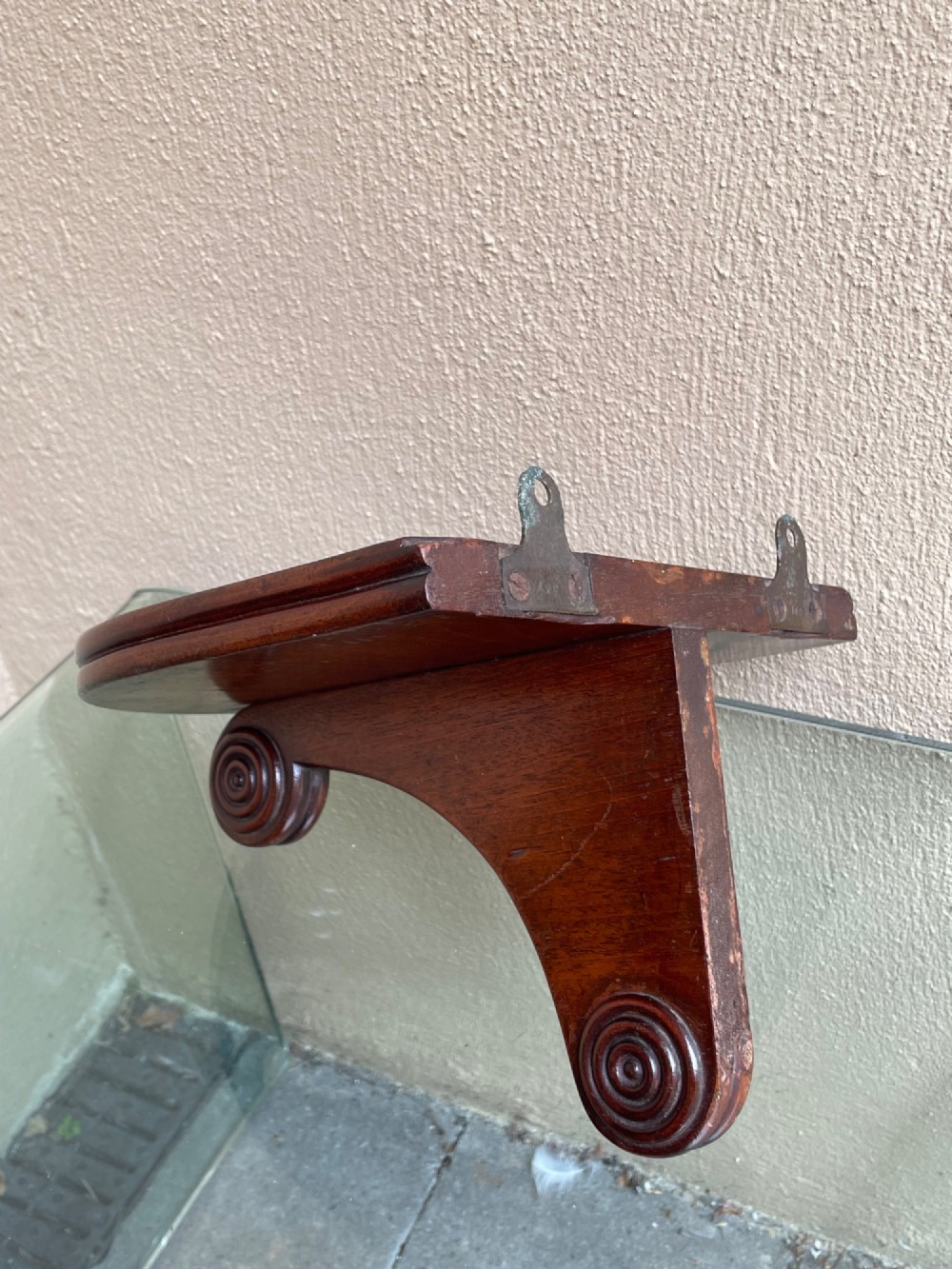 Regency Mahogany Wall Bracket Shelf View III