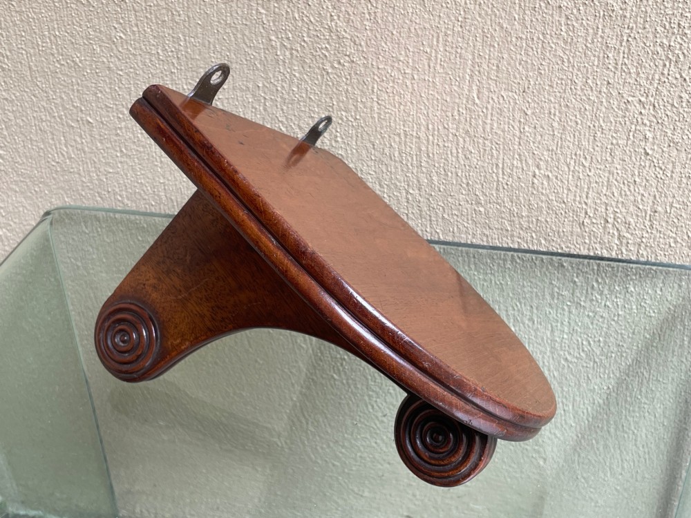 Regency Mahogany Wall Bracket Shelf View V