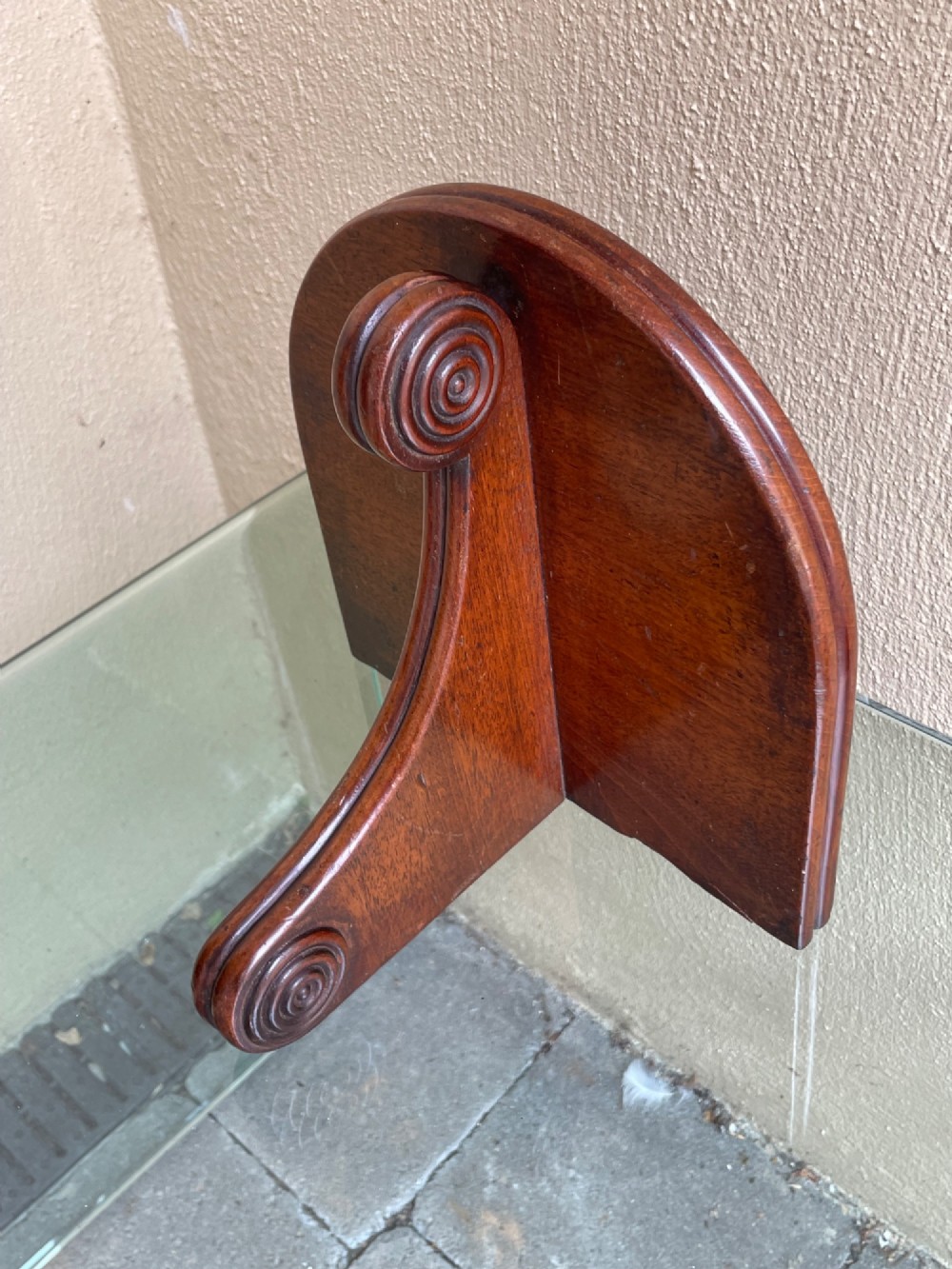 Regency Mahogany Wall Bracket Shelf View VI