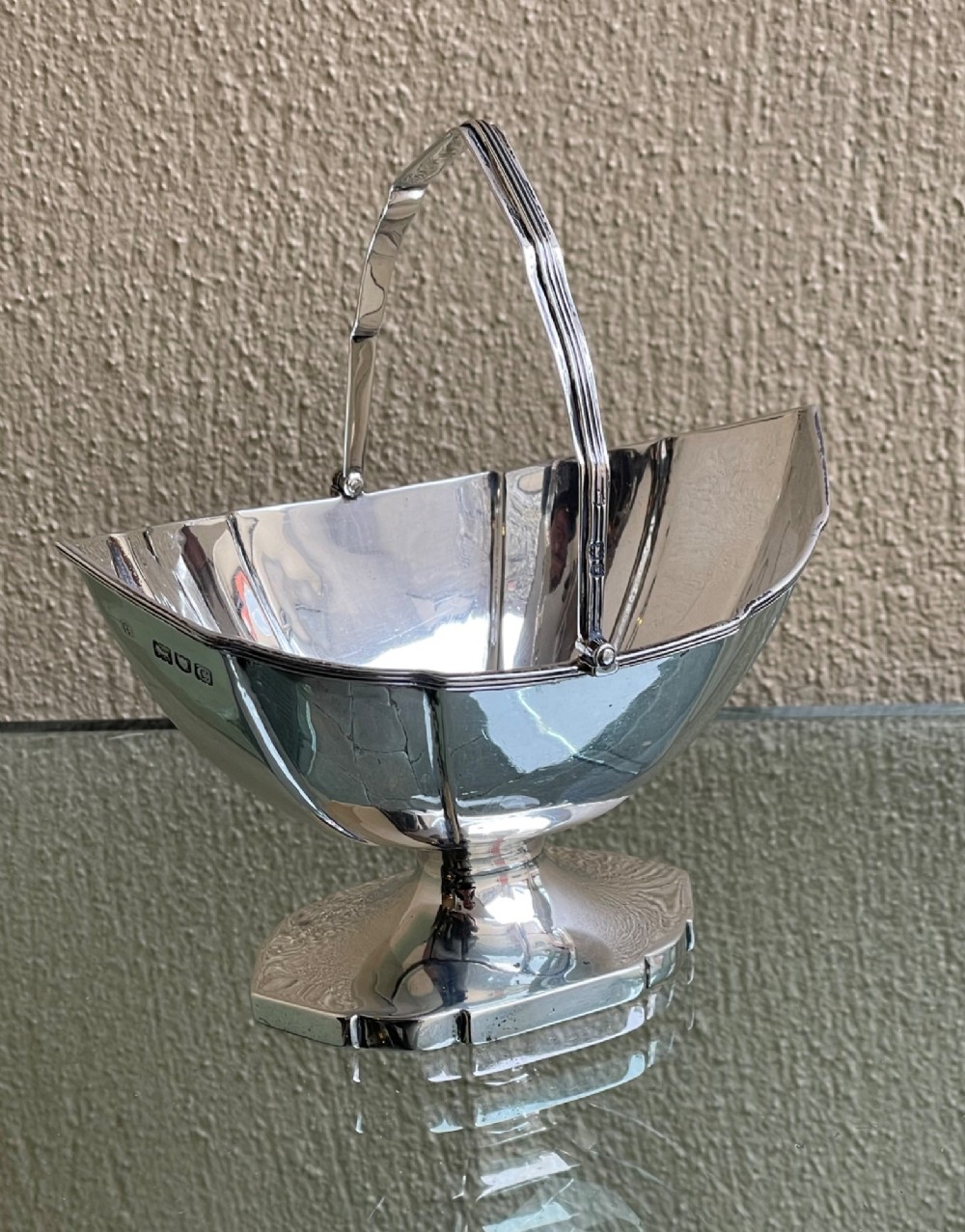 Late Victorian Silver Sugar Basket View III