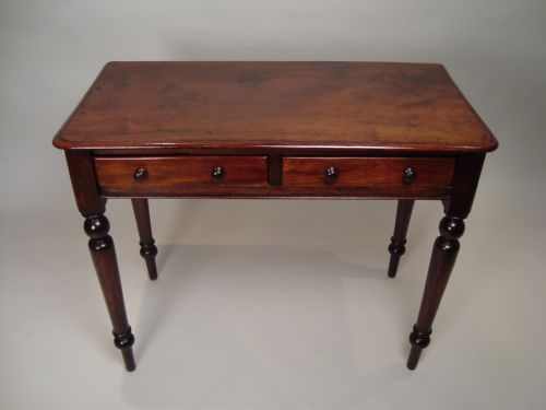 antique victorian writing deskside table - CATEGORY: ANTIQUE TABLES - DATED VICTORIAN