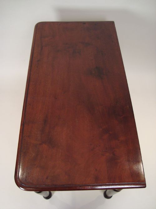ANTIQUE VICTORIAN WRITING DESKSIDE TABLE - ADDITIONAL PHOTO 4