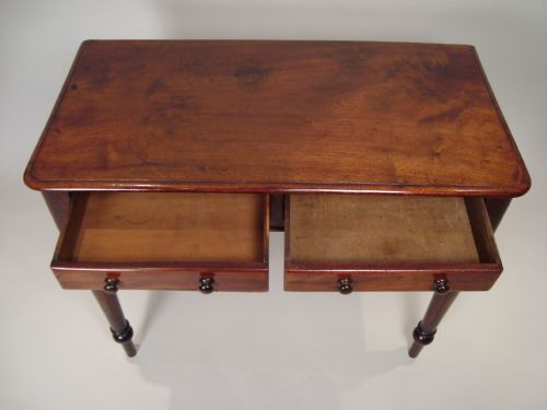 ANTIQUE VICTORIAN WRITING DESKSIDE TABLE - ADDITIONAL PHOTO 6