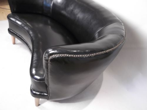 ART DECO LEATHER COUCH - ADDITIONAL PHOTO 2