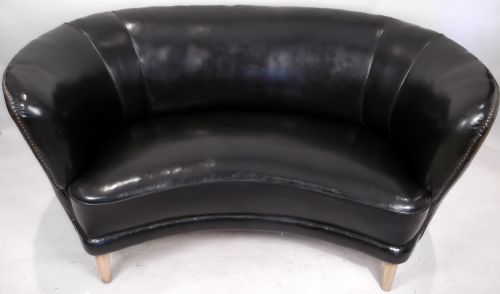 ART DECO LEATHER COUCH - ADDITIONAL PHOTO 6