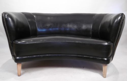 ART DECO LEATHER COUCH - ADDITIONAL PHOTO 7