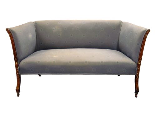 a pretty edwardian sofa - CATEGORY: ANTIQUE SOFAS - DATED EDWARDIAN