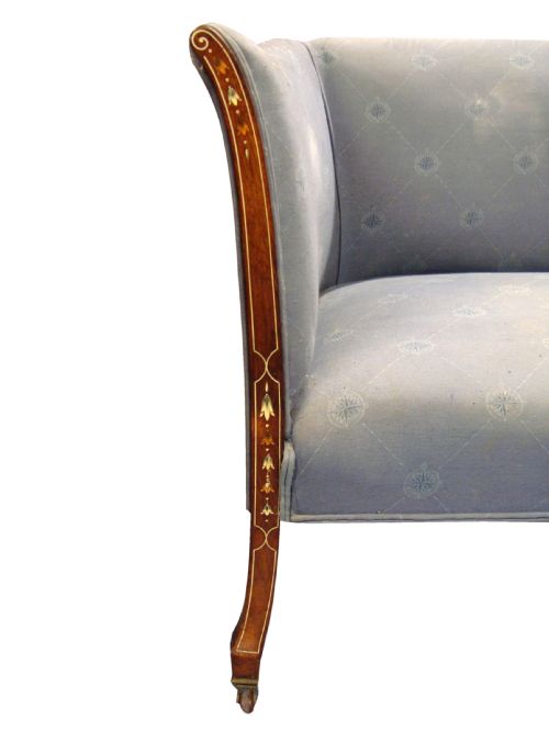 A PRETTY EDWARDIAN SOFA - ADDITIONAL PHOTO 1