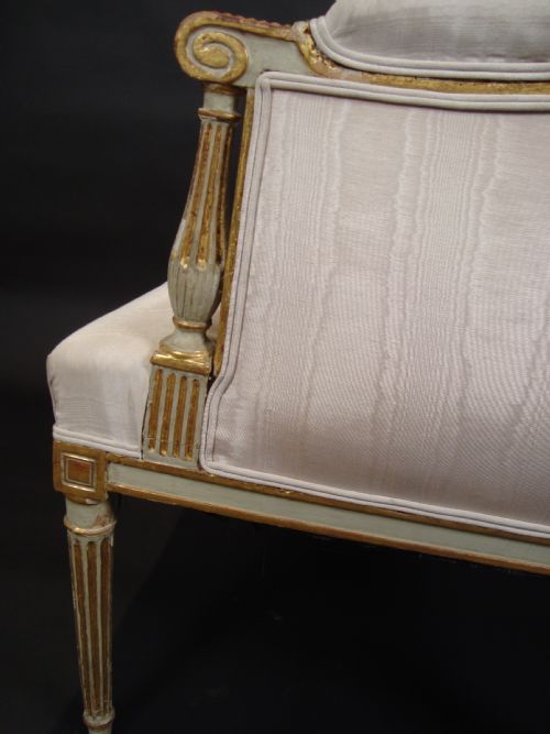 A FRENCH EMPIRE PERIOD ARMCHAIR - ADDITIONAL PHOTO 1