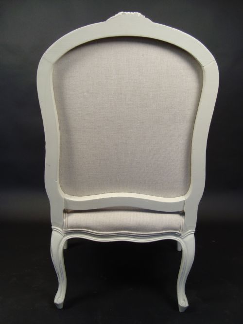 A PAIR OF 19 CENTURY FRENCH PAINTED CHAIRS - ADDITIONAL PHOTO 4