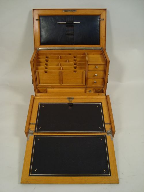 an exceptional victorian campaign stationary box - CATEGORY: ANTIQUE BOXES - DATED VICTORIAN