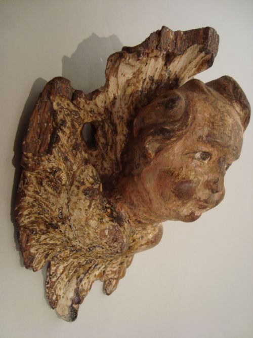 A MAGNIFICENT EARLY 18TH CENTURY ITALIAN CHERUB - ADDITIONAL PHOTO 2