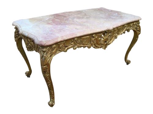 A MAGNIFICENT EARLY 19TH CENTURY FRENCH CONSOLE TABLE - ADDITIONAL PHOTO 1